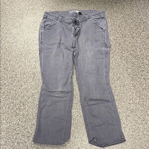 Carhartt Women's Straight Leg Gray Jeans